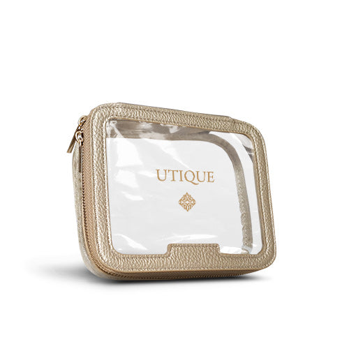 Utique cosmetic bag Gold