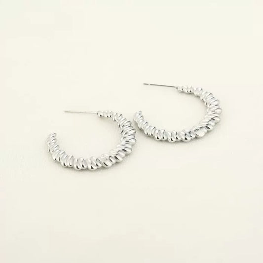 Oorbellen twisted hoops